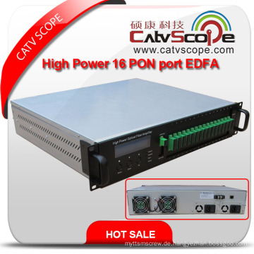 Catvscope 1550nm High Power 16 Pon Port EDFA / Verstärker